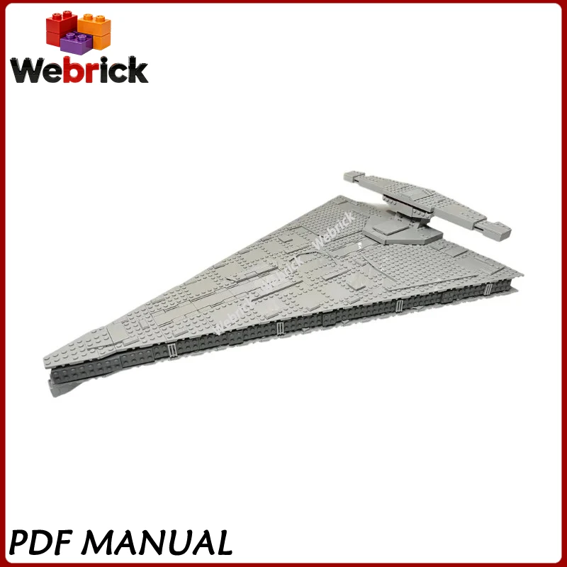 

Mandator IV-Class Siege Dreadnought MOC Building Blocks Sci-Fi Battleship Model Assembly Bricks Kit Collection Gift