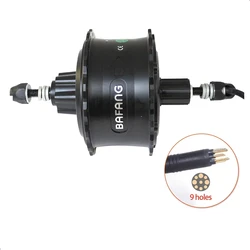 Bafang G060 36V 48V 250W Rear Hub Motor For Fat Tire eBike Cassette or thread on Drop out 175mm/190mm