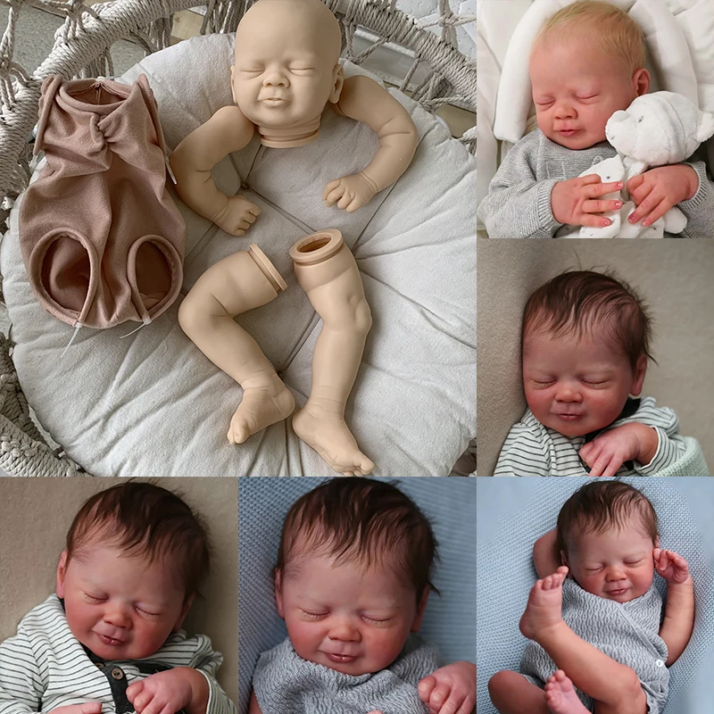 

20inch Vito Reborn Doll Kit Reborn Baby Real Size Baby Doll Diy Unfinished Reborn Dolls Toys for Children