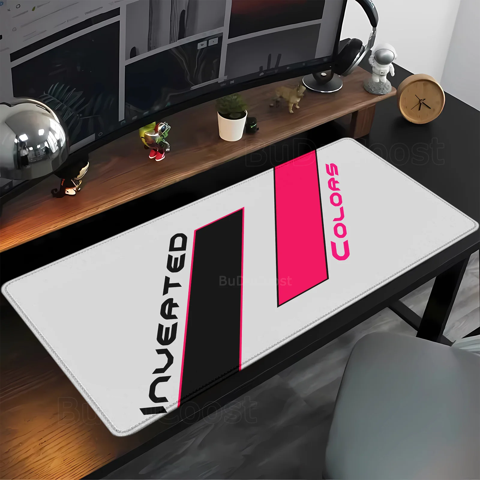 

Geometric color XXL Lockedge Thickened MousePad Oversized Gaming Keyboard Notebook Table Mat For Teen Girls Bedroom PC Mouse Pad