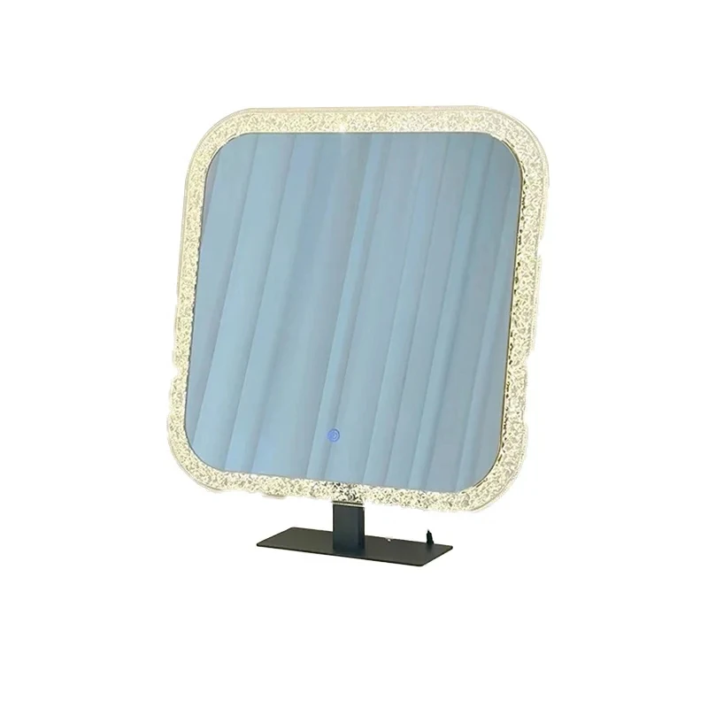 

Desktop bedroom dressing smart LED fill light beauty mirror, light luxury makeup mirror