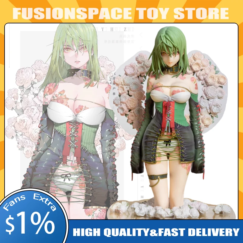 

24cm Illustration Revelation White Roses Anime Figure Kawaii Sexy Girl Figures Figurine Hentai Pvc Statue Model Collectible Toys