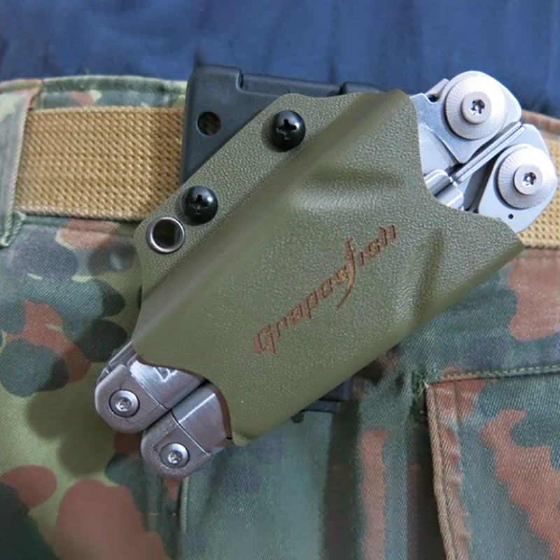 Imagem -05 - Kydex Tactical Bainha Faca Edc Ferramentas Scabbards k Case para Leatherman Onda Quick Draw Pull Waist Clip Tampa do Bolsa 1pc
