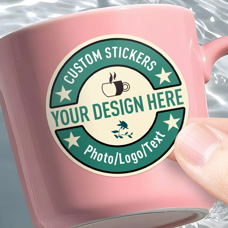 

Персонализированные наклейки с загрузкой логотипа — фотонаклейки «сделай сам» для декора вечеринки, украшения автомобиля, подарочных этикеток и творческих поделок