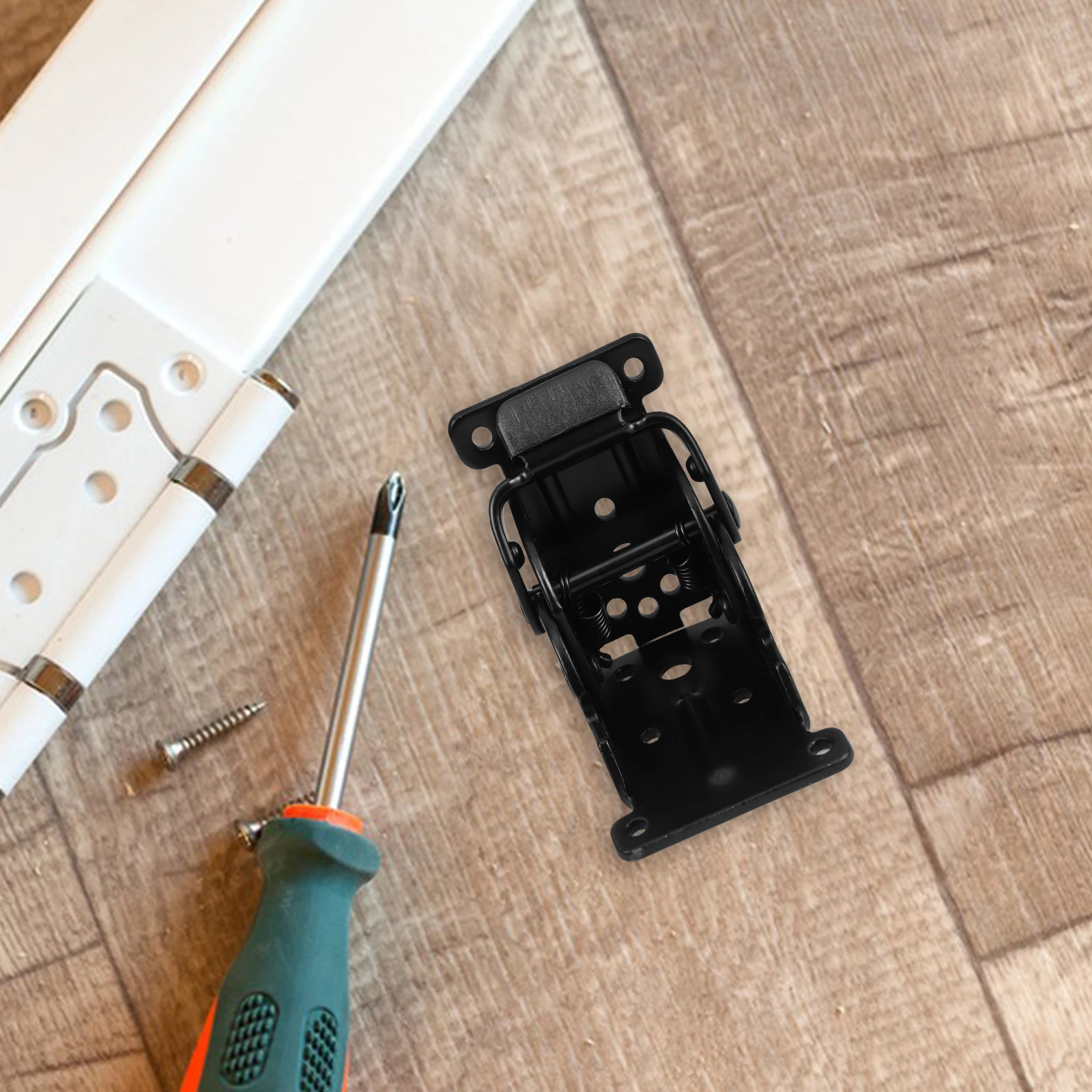 

4pcs Self-Locking Folding Table Chair Leg Hinges Brackets Hardware Connectors For niture Cabinet Bed Workbench Invisible