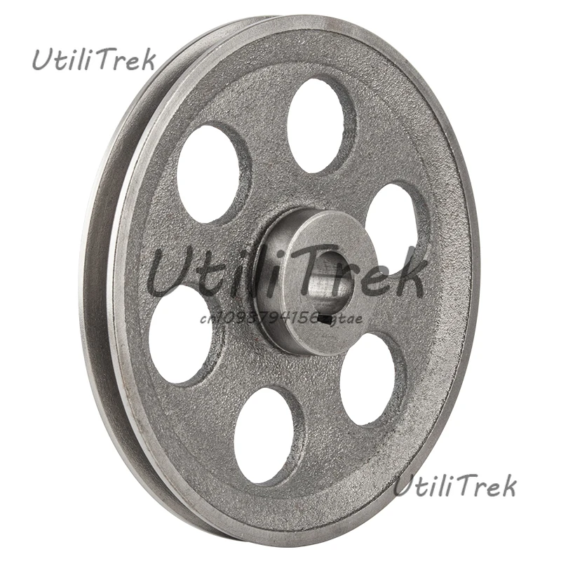 厚みのある-v-ベルトプーリー中空直径-140-200-ミリメートルシングルスロット-a-タイププーリー鋳鉄ホイール電動工具アクセサリー