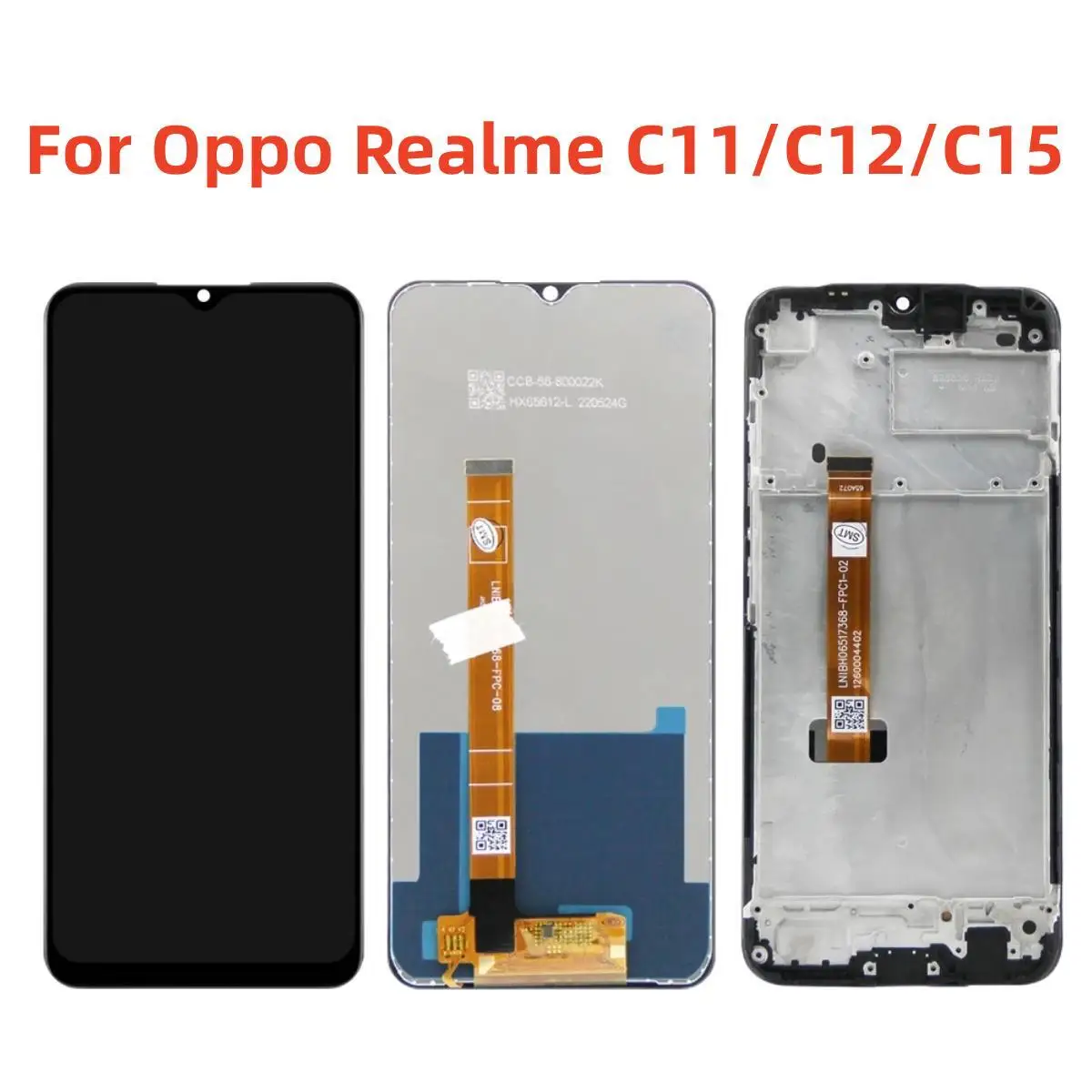 

ЖК-дисплей для Oppo Realme C11 C15 RMX2185 RMX2180, 10-дюймовый сенсорный экран в сборе, сменный ЖК-дисплей для Oppo Realme C12