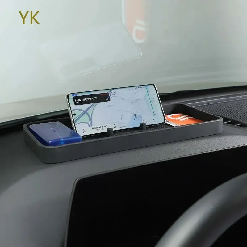 

For BMW X1 IX1 U10 U11 2023-2025 Silica Gel Black Car Dashboard Storage Anti-slip Mat Mobile Phone Holder Car Accessories