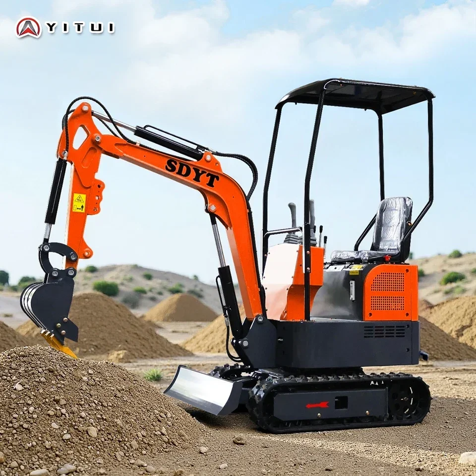 حفارة زاحفة صغيرة 1.5 2.0 طن مخصصة للتسليم السريع محرك كوبوتا يورو 5 متوافق مع معايير CE EPA