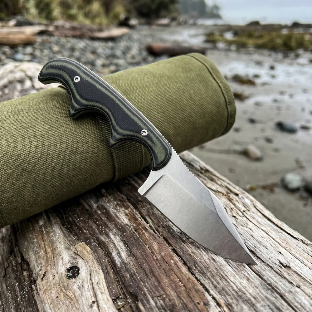 2387 EDC Jungle Climbing Essential Kleines Camping-, BBQ- und Angelmesser, feststehendes Messer, leicht, für Outdoor-Aktivitäten, kompakte Messer