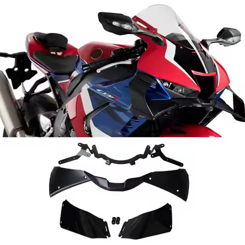 Wing Let Front Spoiler Stablizer For HONDA CBR1000RRR 2020 2021 2022 2023 SP Motorcycle Decorative Fairing Winglet Air Deflector