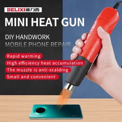 220V DIY Heat Gun Electric Power Tool Hot Air Gun Temperature Gun with Supporting Seat Shrink Plastic DIY Craft Tool