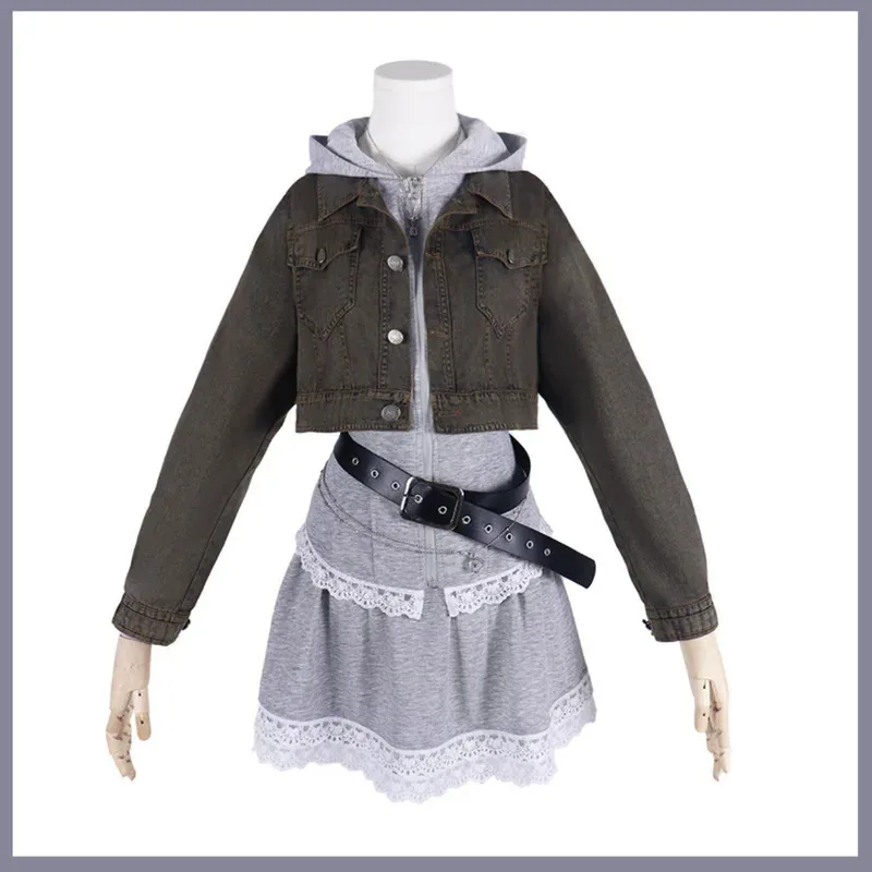 

2025 22 Game Love and Deepspace Miss Hunter Player Mc Outfit Nature's Melody Protagonist Cosplay Costume Wig Cowboy Coat Skirt S