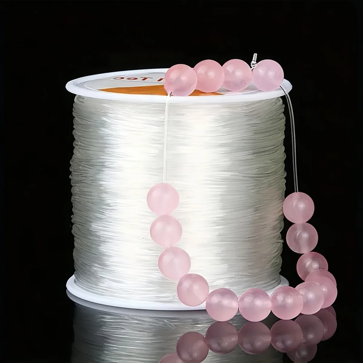 100m Transparente Kristall-Elastikschnur, dehnbare Kordel 0,4-1mm, Perlenband für Ornamentherstellung, DIY-Bastelarbeiten, Perlenzubehör – Detail 3