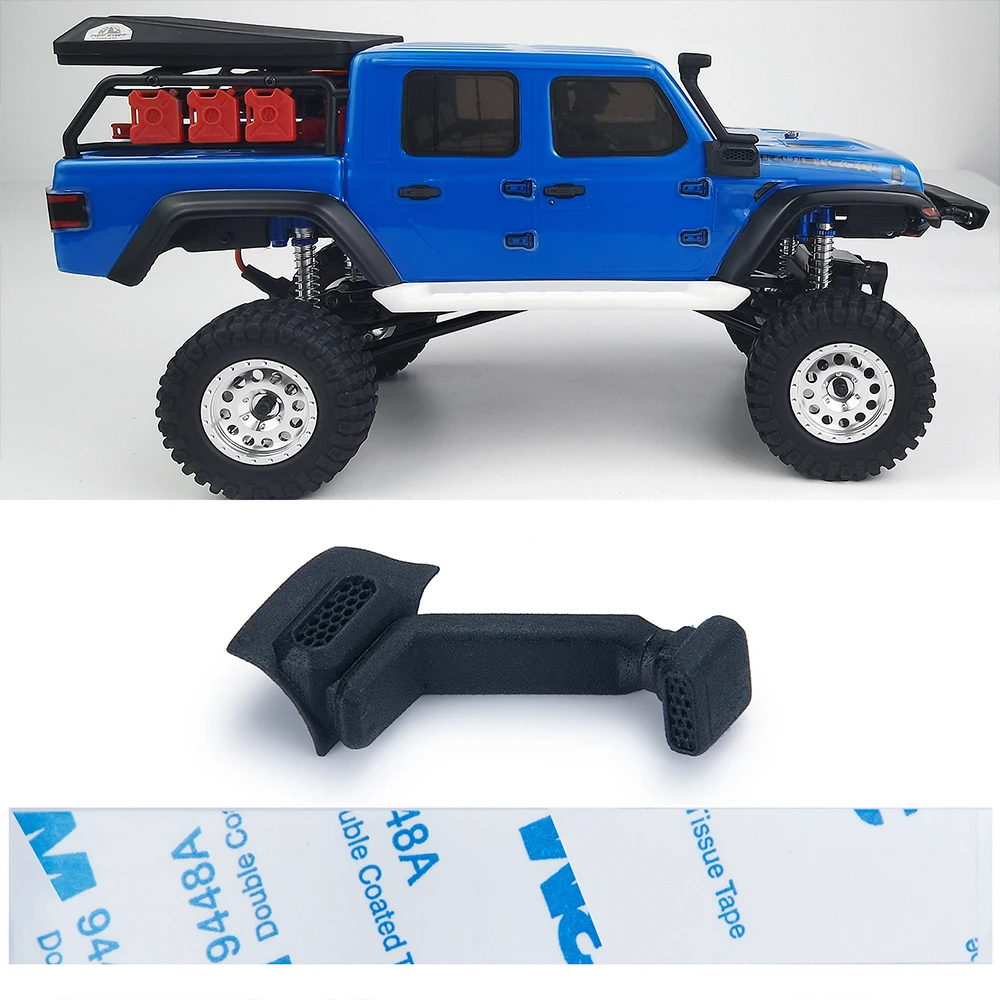 MIBIDAO Simulation Safari Snorkel for Axial SCX24 AXI00005 Jeep Gladiator 1/24 RC Crawler Car Truck Model Upgrade Parts