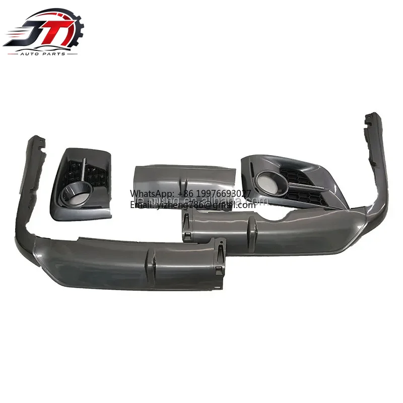 New style LST Factory LX Front Body Kit for Lexus 09-15 LX570 Old Upgrade New Bumper TRD Grille Lips
