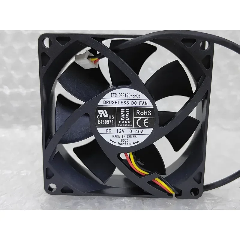 XINYI New Original Dongweifeng EFC-08E12D-EF05 ER07 04 Fan for 8025 12V 0.40A