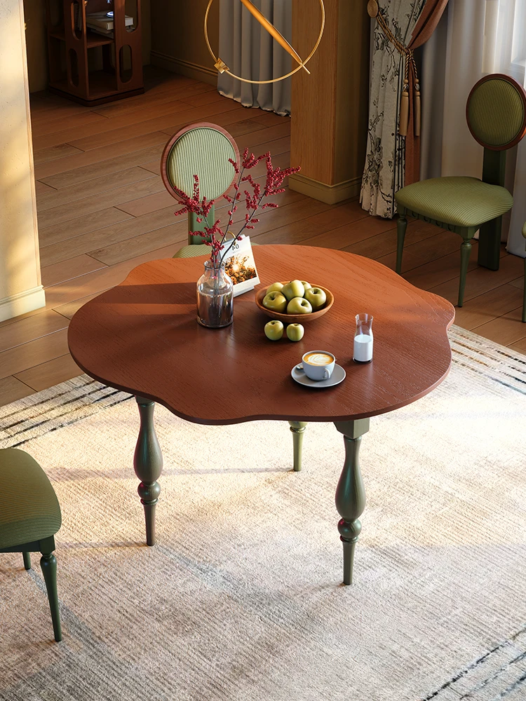 Customizable French Vintage Wood Dining Table