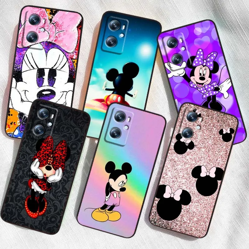 

Anime Mickey Minnie Disney Shell For OPPO Reno 5 6 7 A96 A40 A58 Realme GT A74 A78 Neo2 A74 A78 Find X5 X3 X7 X8 Black