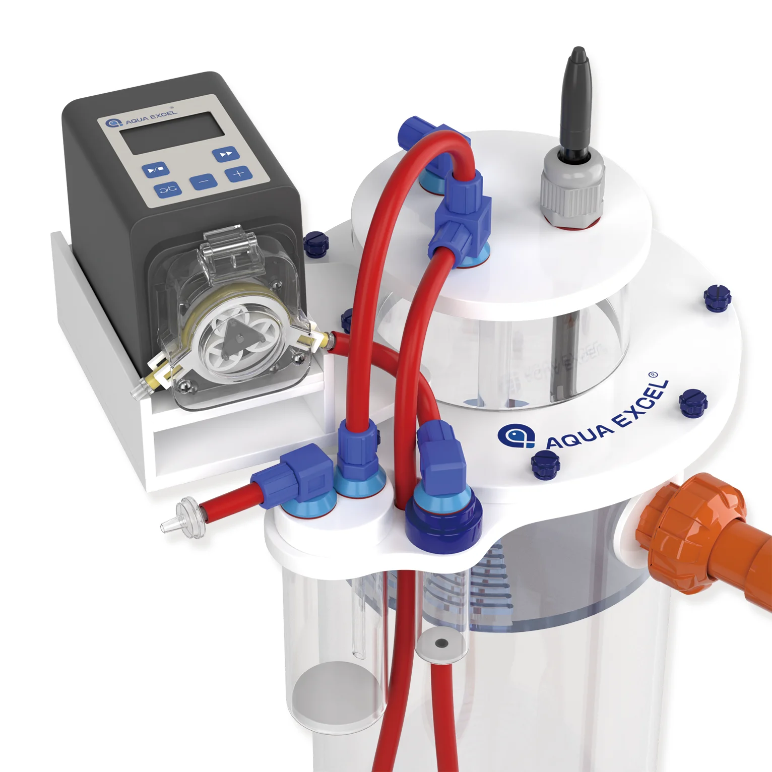 AE-CR60S Calcium Reactor Marine Aquarium Equipment with K03 Peristaltic Pump Suitable for 211 Gallon Reef Tank Coral Growth