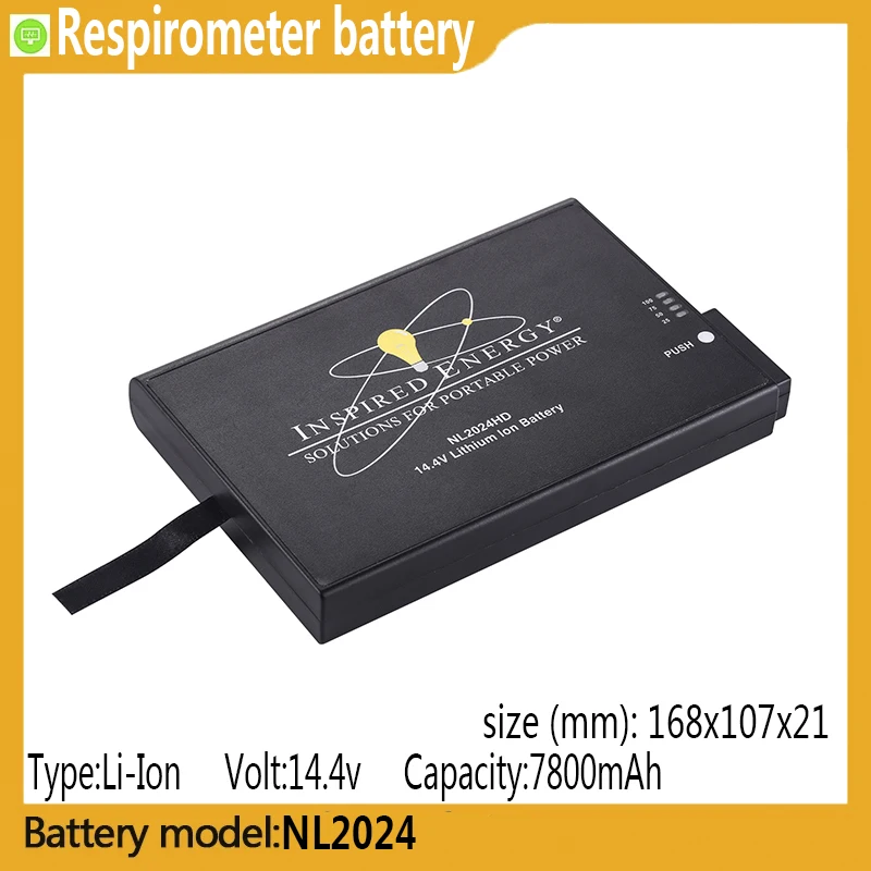 

NL2024 capacity 7800mAh 14.4v Li-ion battery, suitable for Hamiton NL2024,C2,C3,G5,S1, Respiratory