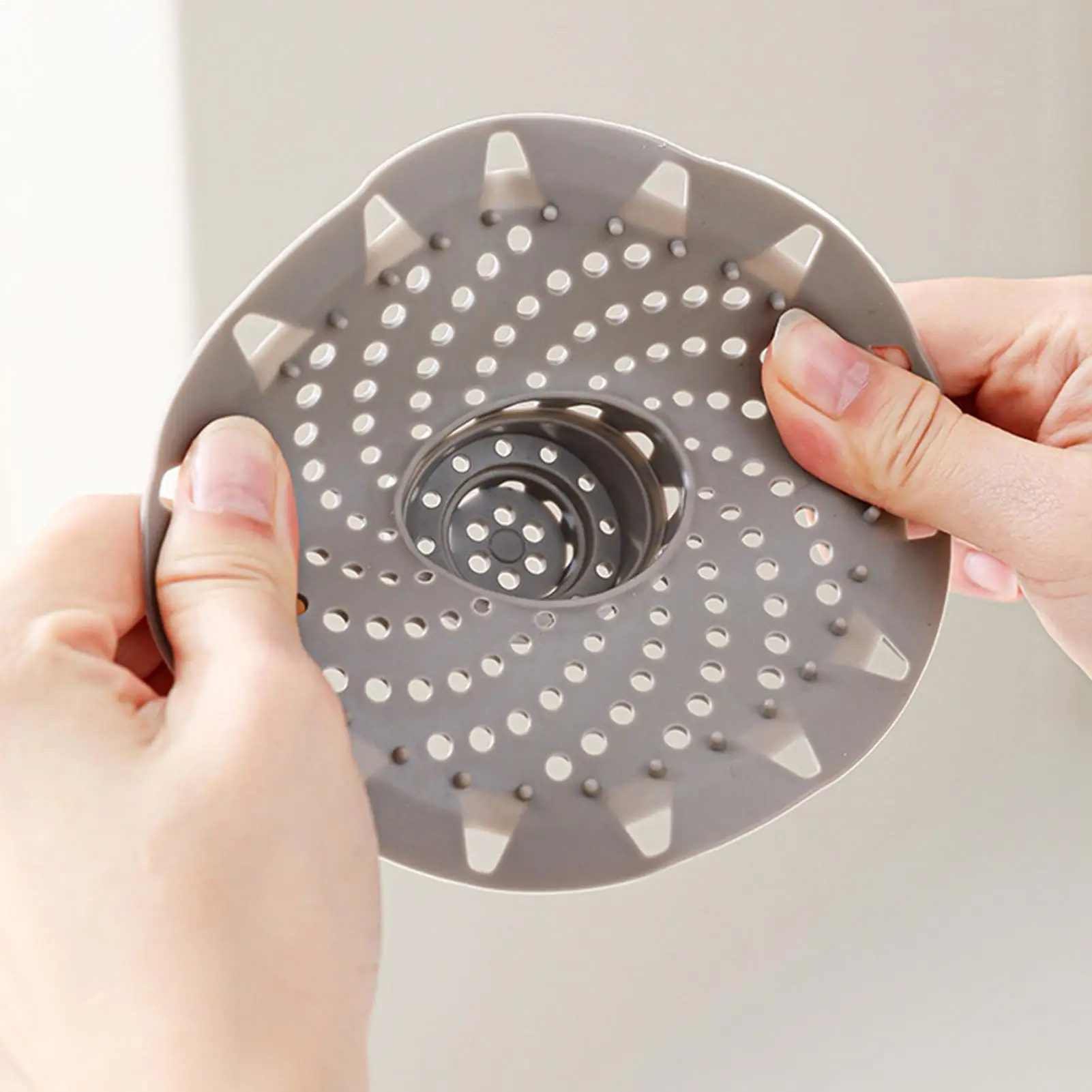 13cm Replacement Drain Hair Catcher Anti-Clog Stopper Shower Drain Hair Filter Reusable Floor Drain Cover For Home Bathroom view 6