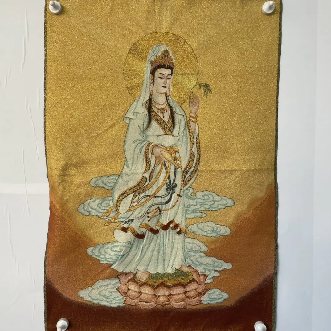 Embroidery Diamond Painting DIY Avalokitesvara Picture Full Square Buddha Statue Diamond Embroidery Canvas Painting Wall Decor P