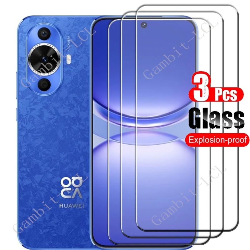 

Закаленное стекло 9H для Huawei Nova 12 Lite, 3 шт., 6,7 дюйма, Защитная пленка для экрана Huaweinova12 Nova11 11 12S
