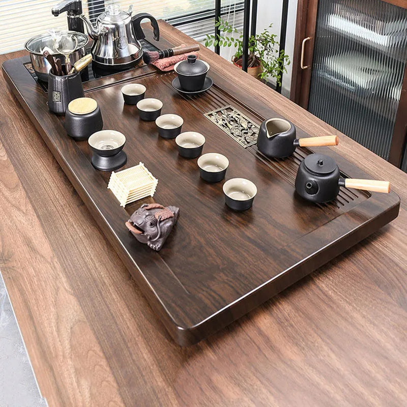 Serving Wooden Tea Tray Accessories Decorative Storage Rectangle Living Room Tea Tray Dining Hospitality Bandejas Home Products