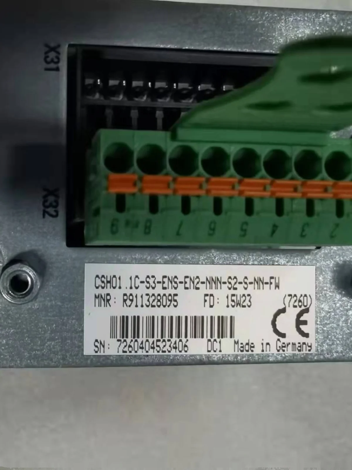 Rexroth Axle Card CSH01.1C-S3-ENS-EN2-NNN-S2-S-NN-FW Original Spot