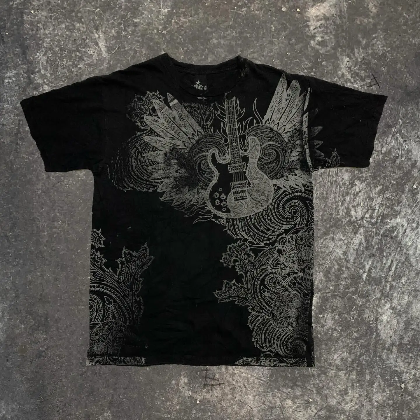 Southpole Y2K Vintage Cotton Graphic Tee Distressed Oversized Unisex T-Shirt with Gothic Print Streetwear Retro Soft Shirt Man image 5
