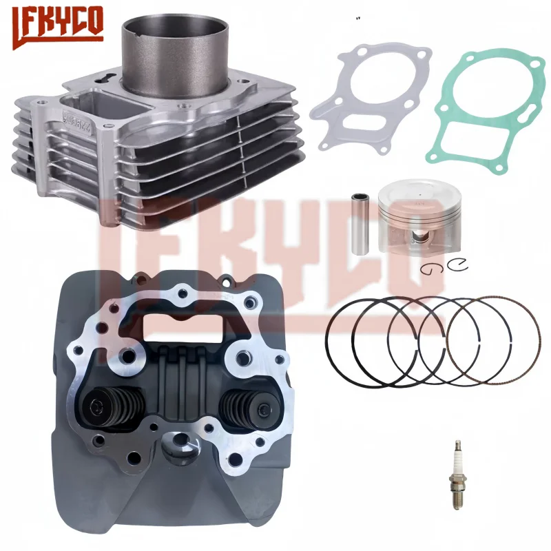 Motorcycle 68.5mm Cylinder Head 229CC Kit Motor for Honda TRX250EX TRX250X SPORTRAX TRX250 RECON Motoblock ATV Equipment Parts