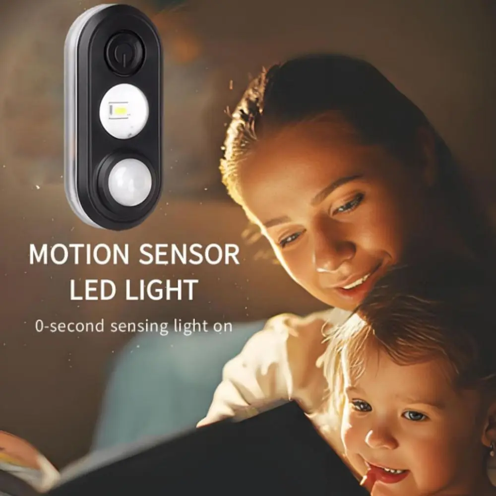 Type-c Motion Sensor Night Light Auto Brightness Wireless Rechargeable Night Light Compact Design Magnetic Attraction