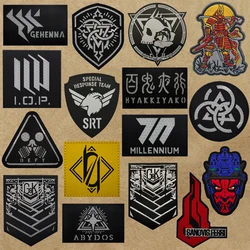 Blue Archive Tactical Anime Patches IR Reflective Japan Flag Armband Millennium Henna Trinity Backpack Hook Loop Badges
