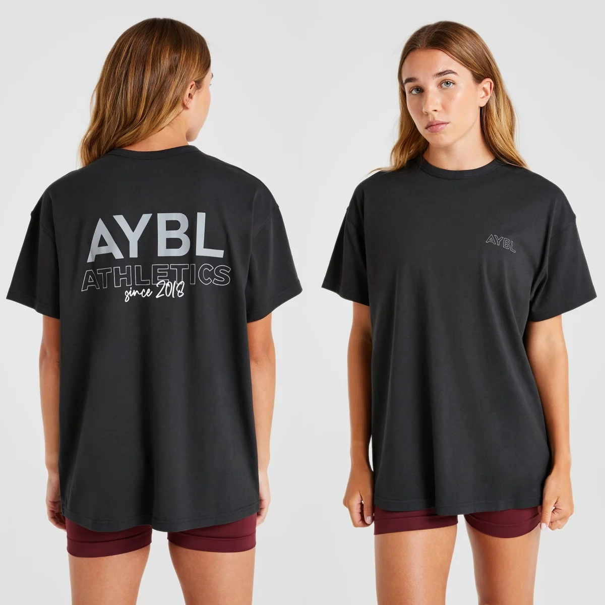Klassisches Weißes Sportclub Oversized GYM Fitness Sport Marken-Grafik-T-Shirt aus Baumwolle für Herren und Damen, Lockeres Workout-Oberteil – Detail 3