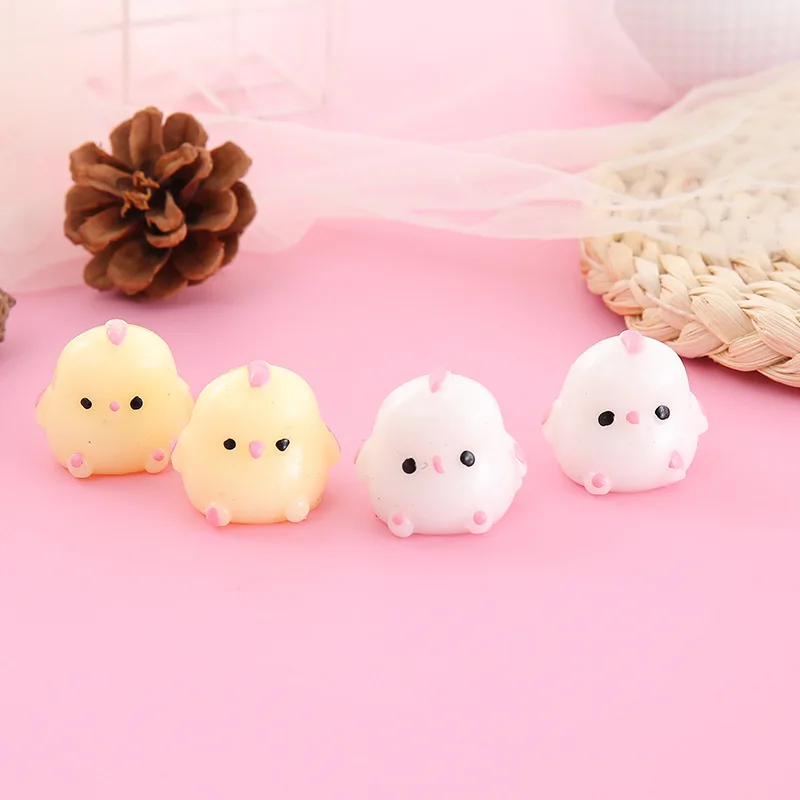 5 stücke Zappeln Spielzeug Miniatur Langsam Rebound Relief Squeeze Spielzeug Klebrige TPR Silikon Mini Küken Stress Relief Sensorischen Spielzeug Geschenk