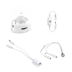 DC 12V Cabinet Door Touch Dimmer Hand Sweep PIR Motion Sensor Switch for Led Strip Tape Bar Light