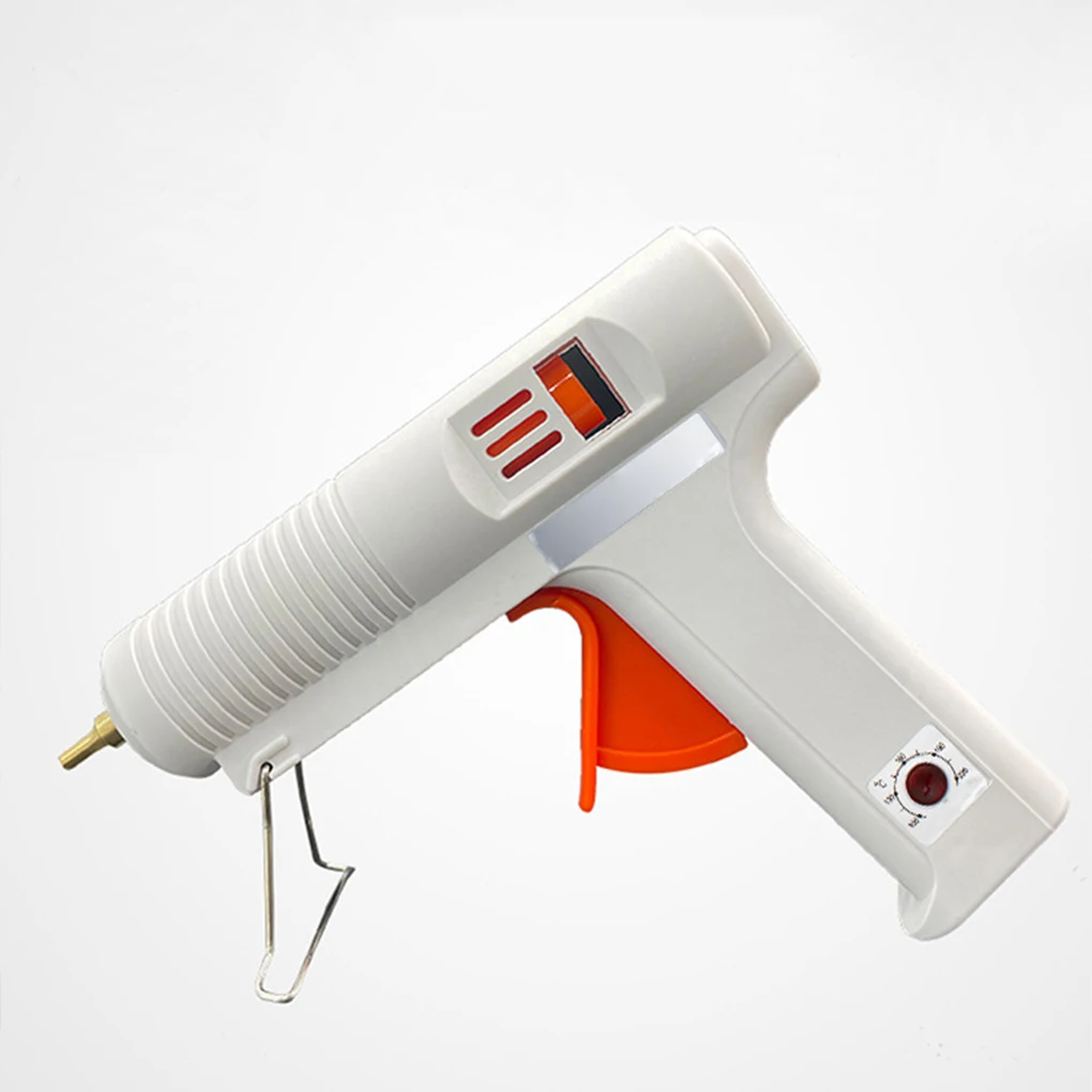 Pistolet do klejenia na gorąco z 10 szt. Klej w sztyfcie Mini klej przemysłowy gorący pistolet elektryczny pistolet do pomiaru temperatury ciepła narzędzie do naprawy