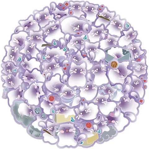 6 best sales बैंगनी स्टिकर - №2