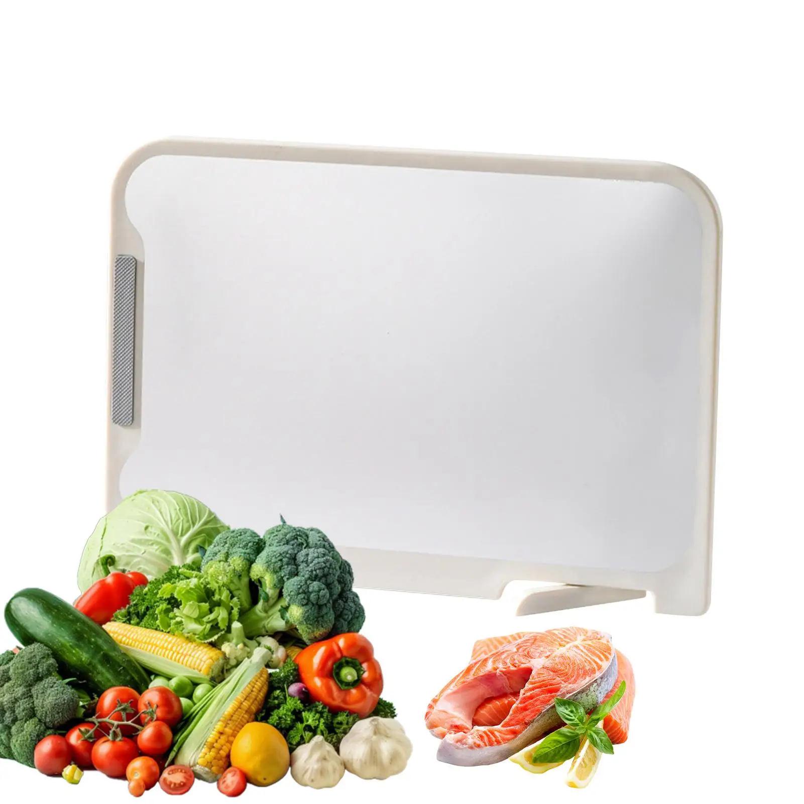 

Stainless Steel Cutting Boards for Kitchen PP Double-Sided Stainless Cutting Boards for Kitchen Non-Slip Plate for Cooking