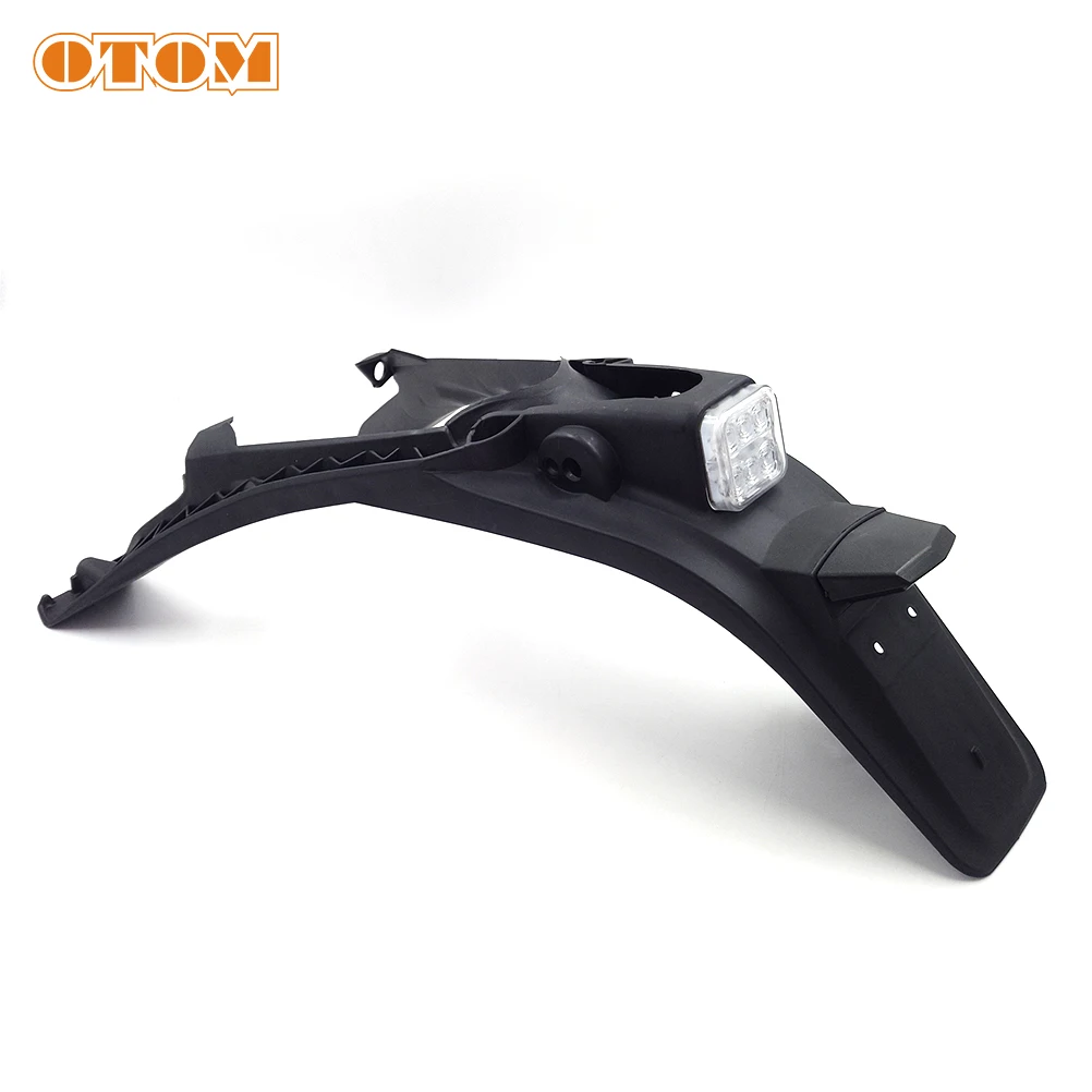 OTOM Motorcycle LED Tail Light Stand Taillight Mount Bracket Motocross Rear Light Number Plate Light For HUSQVARNA TX TE FE 250