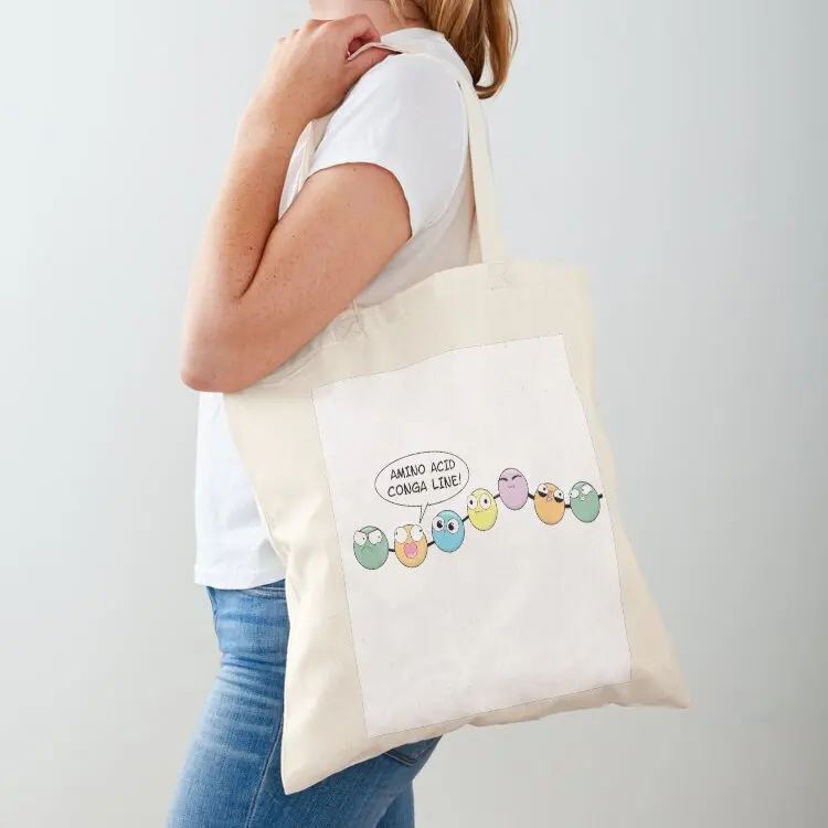 

Amino Acid Conga Line Tote Bag shopping cart bags tote bag university canvas tote bag bags for women