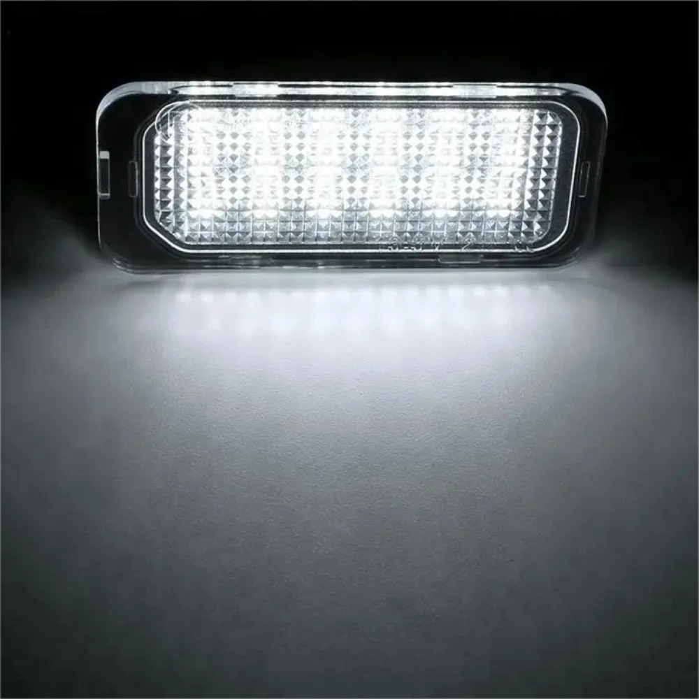 2Pcs Car LED License Plate Light For 11-20 Ford Explorer Mondeo MK4 5 Kuga MK1 2 Fiesta MK6 7 Focus MK2 III Grand C-Max Ranger