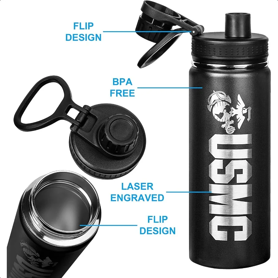 USMC 20oz roestvrijstalen waterfles