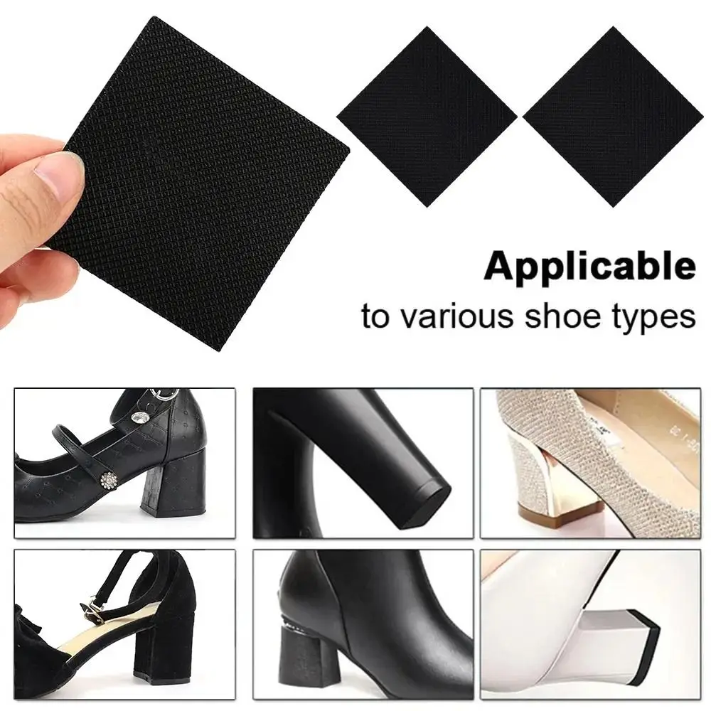 Anti-skid Patch Shoe Repair Rubber Sole Protector for Sandals High Heels Outsole Replacement for Women Shoes Repair