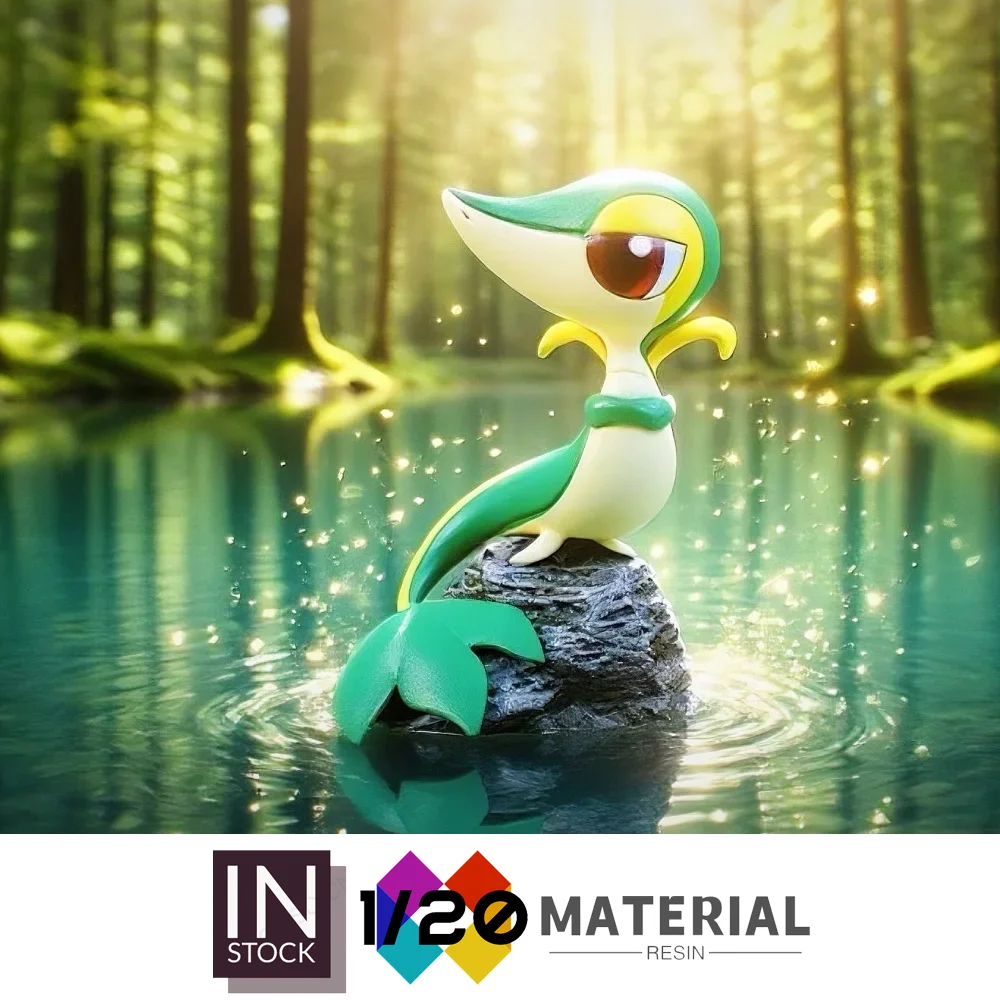 [Em estoque] Mundo em escala de resina 1/20 [WONDER] - Snivy & Servine & Serperior [Split RE-MENT]