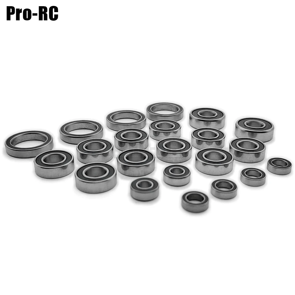 22Pcs Complete Ball Bearings Kit Rubber Sealed Chrome Steel for 1/7 Arrma Infraction Limitless Felony 6S Rc ALL-ROAD TRUCK Car