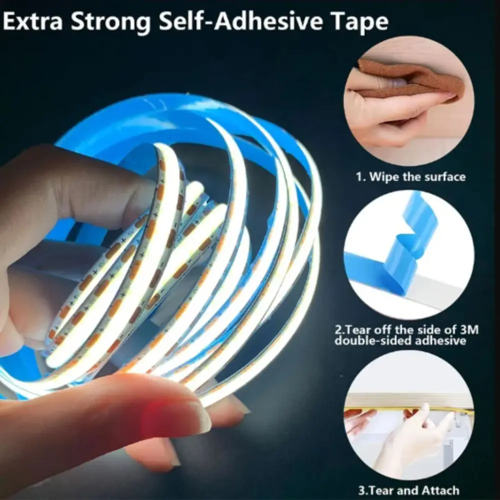 

DC 5V LED Under Cabinet Light Dimmable Control USB Powered LED Strip Light Flexible Tape 2835 LED Gesture Sensor Switch