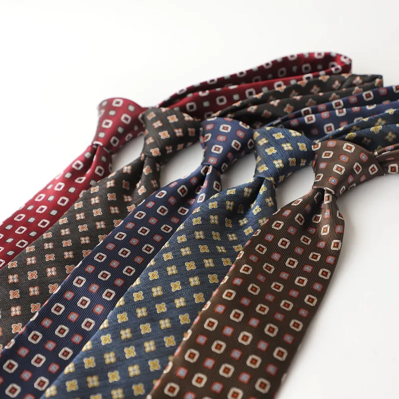 Creative 8CM Formal Suit Necktie,Elegant Tiny Dot Motif Men Business Suit Accessory For Office Work And Formal Occasions Gift