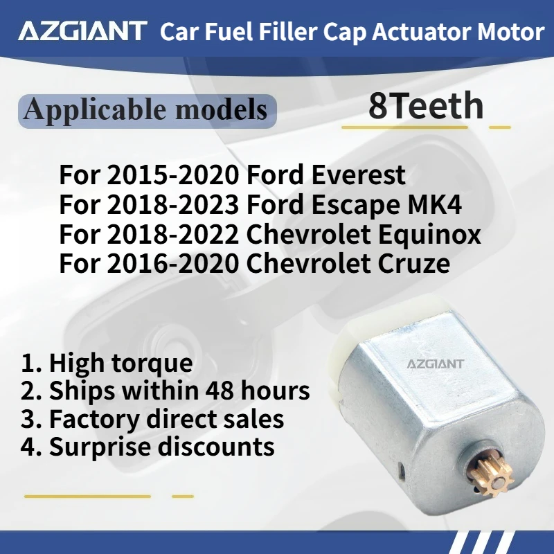 

For Ford Everest 2015-2020/Escape MK4 2018-2023/Chevrolet Equinox Car Fuel Filler Flap Open Lock Release Actuator Motor